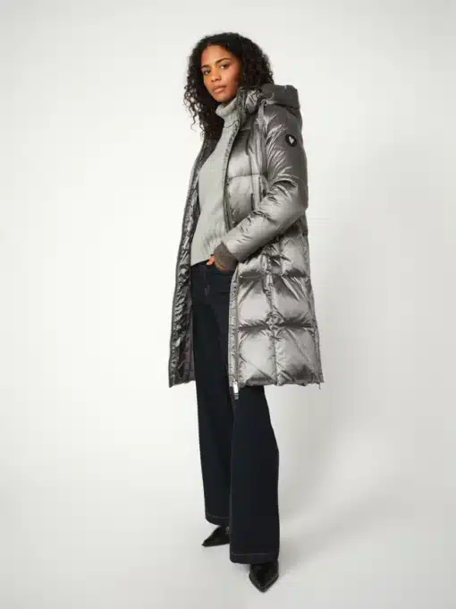 Mos Mosh Nova Metallic Down Jacket Dark Grey