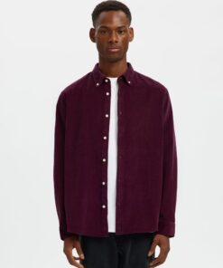 Slhregdanni Corduroy Shirt Winetasting