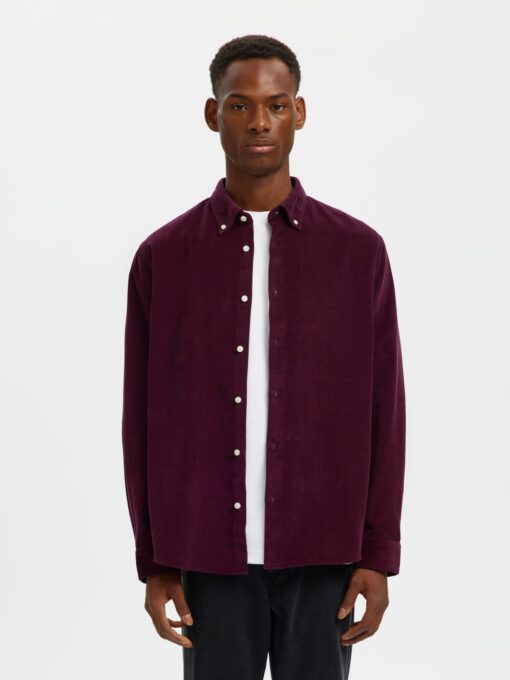 Slhregdanni Corduroy Shirt Winetasting