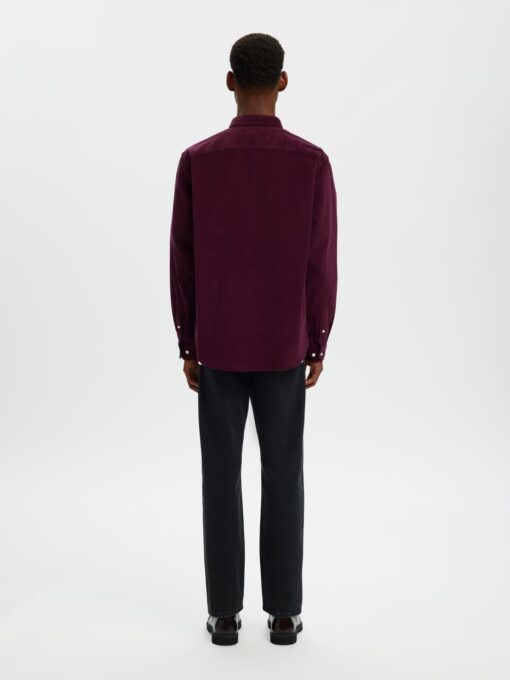 Slhregdanni Corduroy Shirt Winetasting