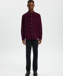 Slhregdanni Corduroy Shirt Winetasting