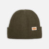 Nudie Jeans Cotton Beanie Ribbed Olive