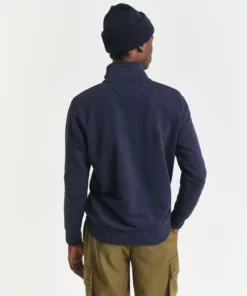 Gant Shield Half Zip Evening Blue