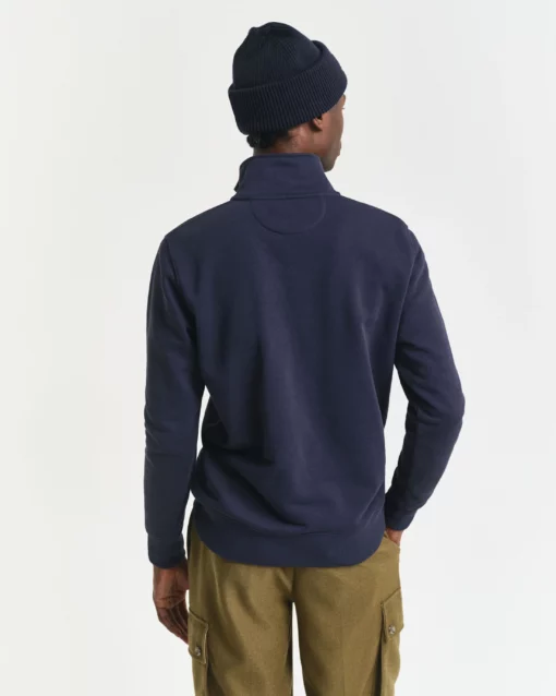 Gant Shield Half Zip Evening Blue