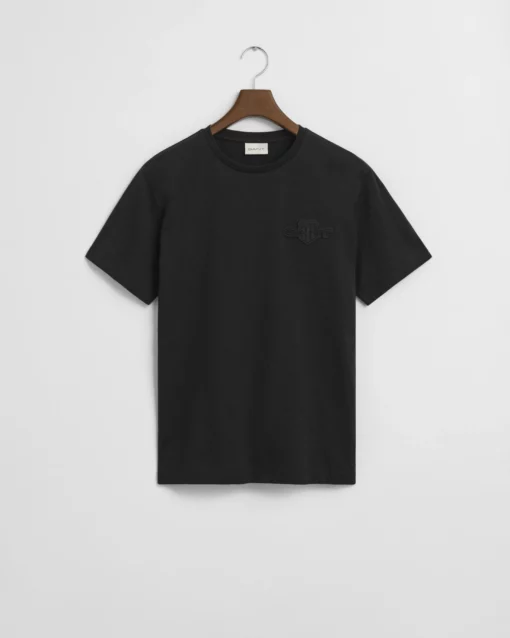 Gant Tonal Shield T-shirt Black
