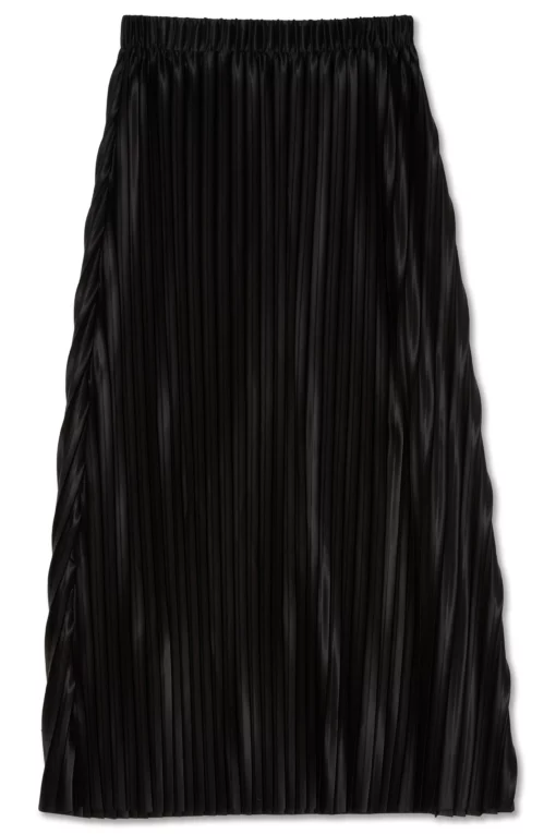 Aveny Vicky Pleated Skirt Black