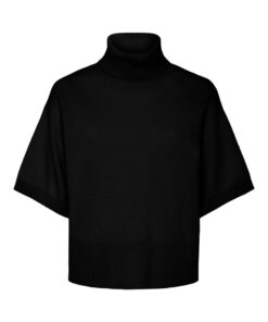 Yasemila Wool Knit Pullover Black