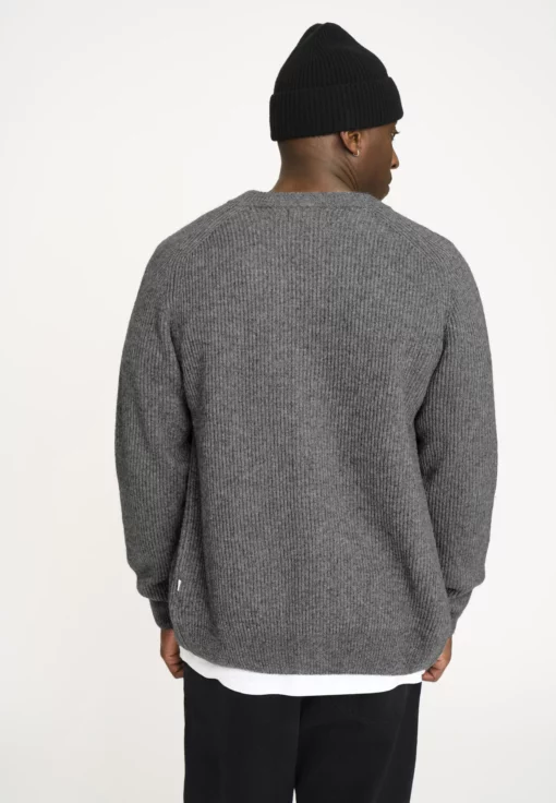 Resteröds Kyle Cardigan Grey Melange