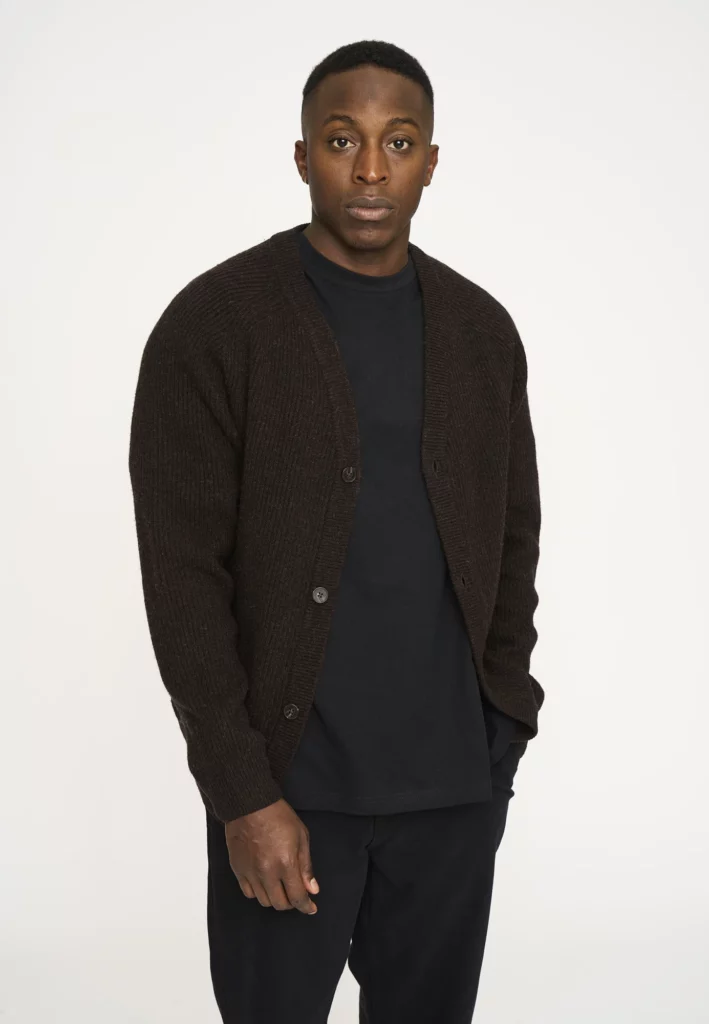 Resteröds Kyle Cardigan Brown