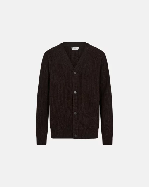 Resteröds Kyle Cardigan Brown