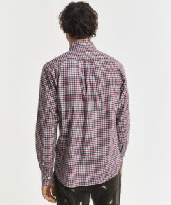 Gant Reg Twill Gingham Shirt Plumped Red