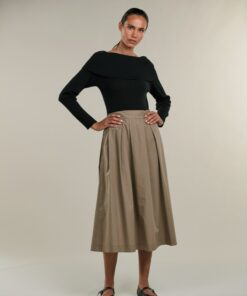 Stenströms Klara Black Off Shoulder Top