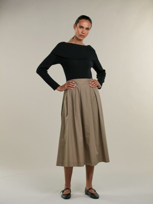 Stenströms Klara Black Off Shoulder Top
