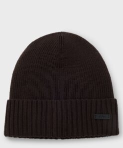 Boss Fati Beanie Dark Brown