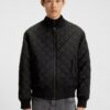 Hugo Bicol Quilted Jacket Black