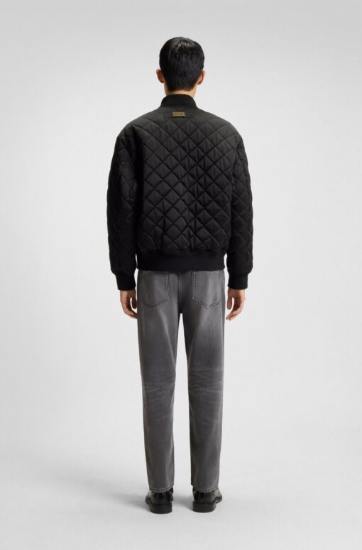 Hugo Bicol Quilted Jacket Black