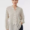 Comma, Dot Blouse Beige