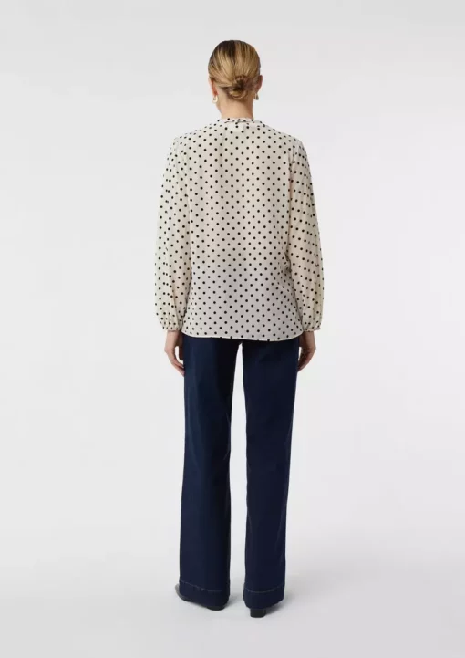 Comma, Dot Blouse Beige