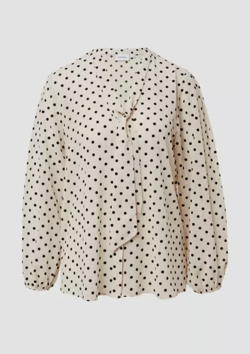 Comma, Dot Blouse Beige