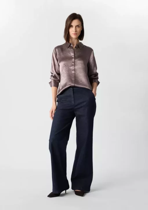 Comma, Satin Blouse Pink