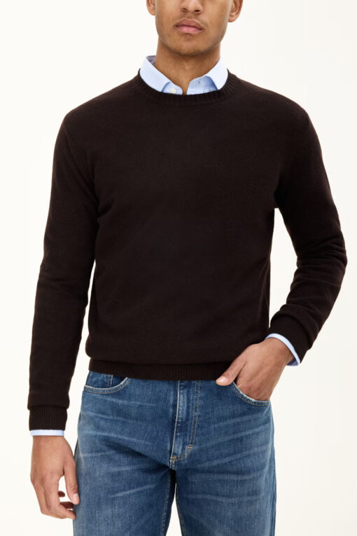 Oscar Jacobson Valter Roundneck Brown