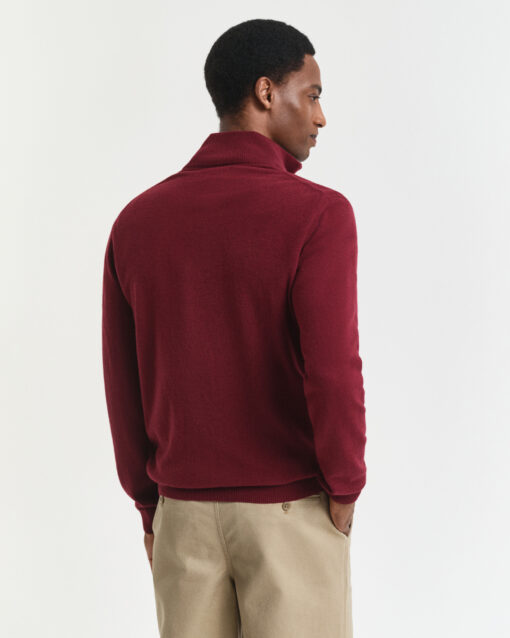 Gant Superfine Lambswool Jumper Plumped Red