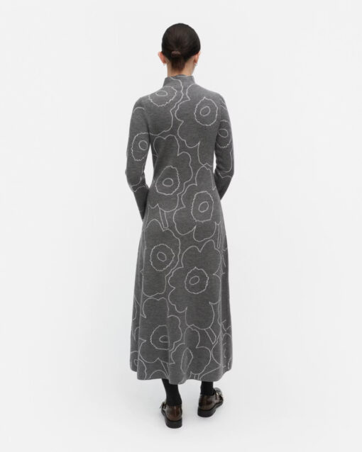 Marimekko Willat Piirto Unikko Dress Grey