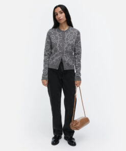 Marimekko Villi Piirto Unikko Cardigan Grey