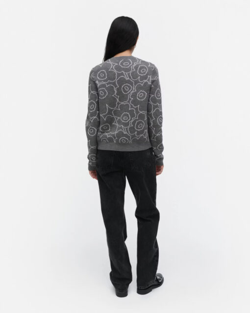 Marimekko Villi Piirto Unikko Cardigan Grey