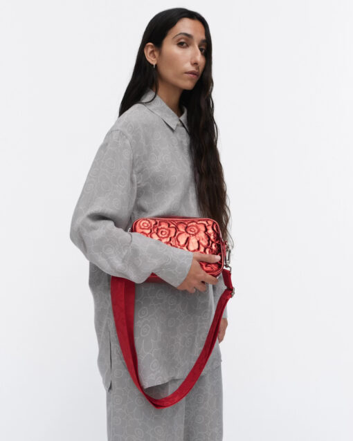 Marimekko Soft Gratha Unikko Bag Shiny Red