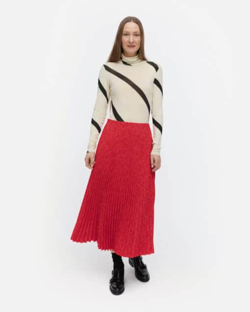 Marimekko Myy Piirto Unikko Skirt Red