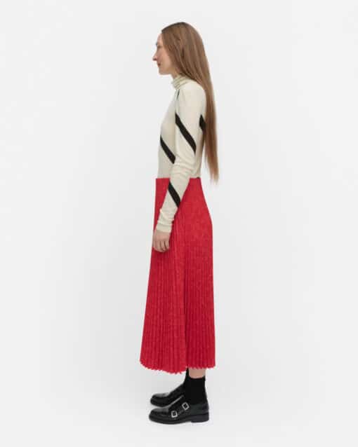 Marimekko Myy Piirto Unikko Skirt Red