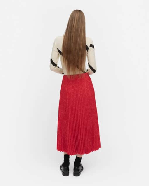 Marimekko Myy Piirto Unikko Skirt Red