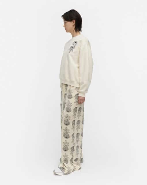 Marimekko Puuska Vihkiruusu Sweatpants Off White