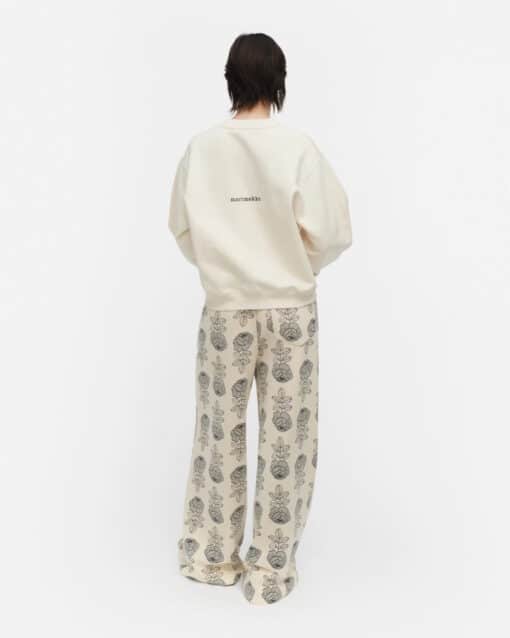 Marimekko Puuska Vihkiruusu Sweatpants Off White
