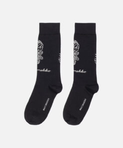 Marimekko Detsku Vihkiruusu Logo Socks Black