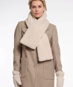 Rino & Pelle Asho Teddy Scarf Birch