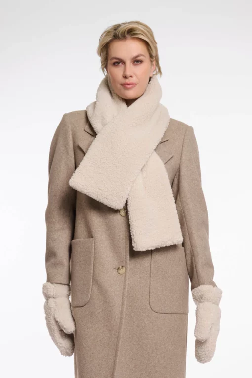 Rino & Pelle Asho Teddy Scarf Birch