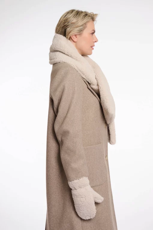 Rino & Pelle Asho Teddy Scarf Birch