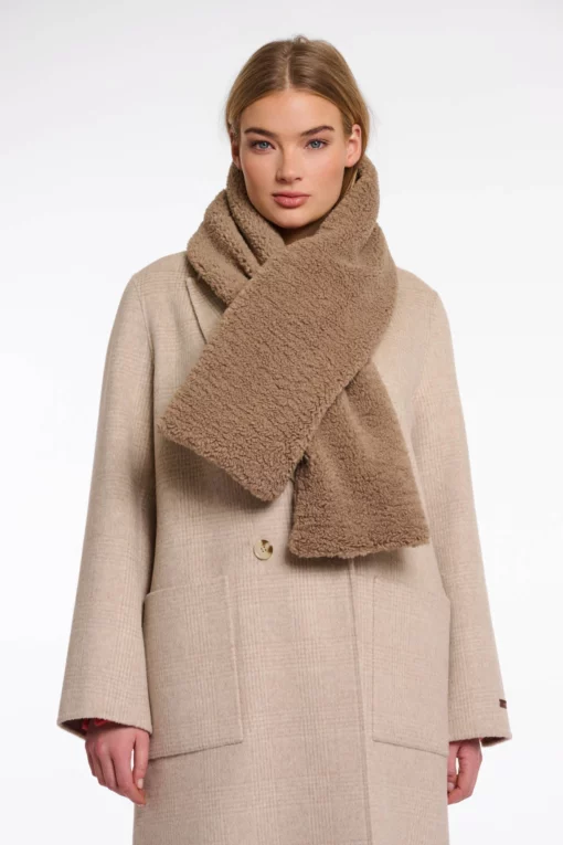 Rino & Pelle Asho Teddy Scarf Toffee