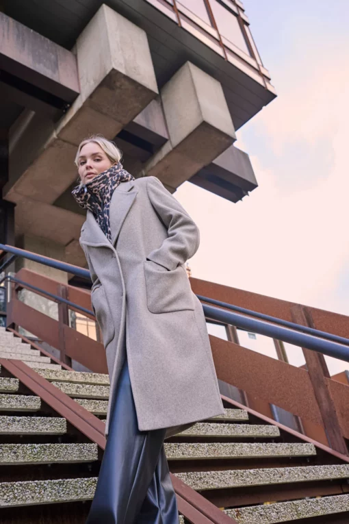 Rino & Pelle Cecile Coat Birch Melange