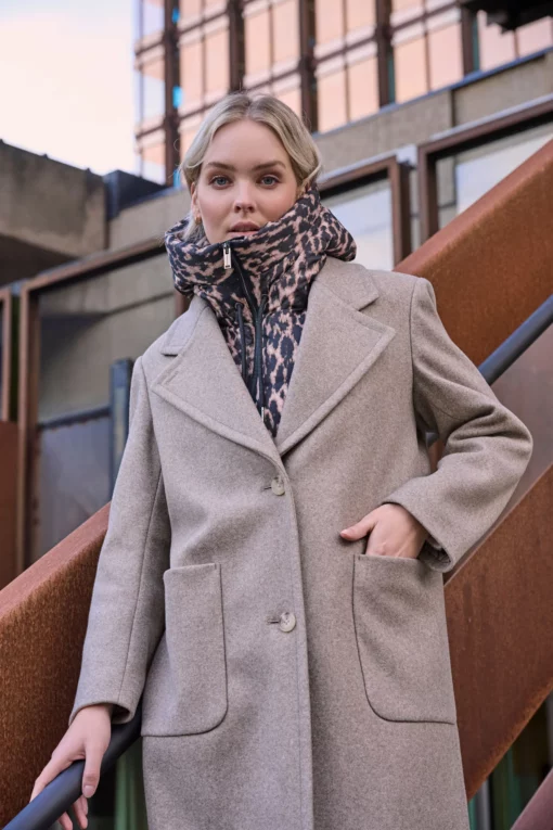 Rino & Pelle Cecile Coat Birch Melange