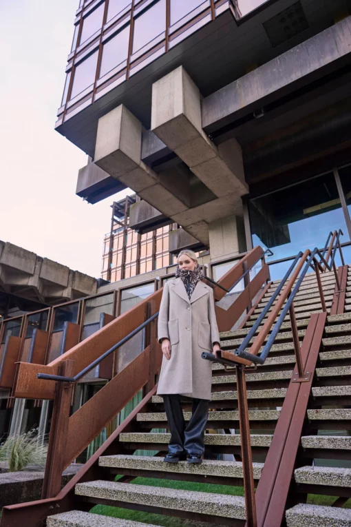 Rino & Pelle Cecile Coat Birch Melange