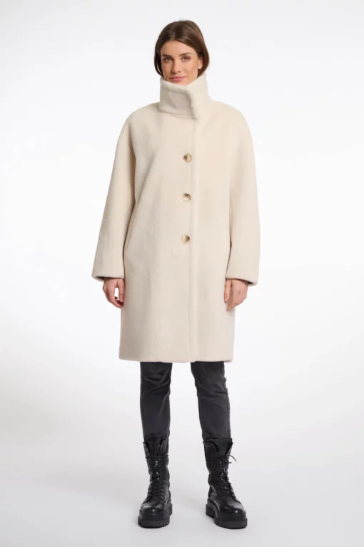 Rino & Pelle Cilou Faux Fur Coat Birch