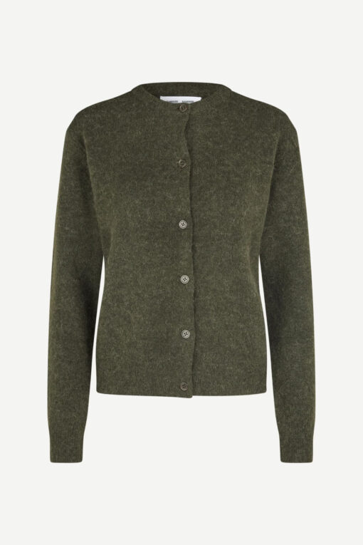 Samsøe Samsøe Nor Short Cardigan Deep Forest