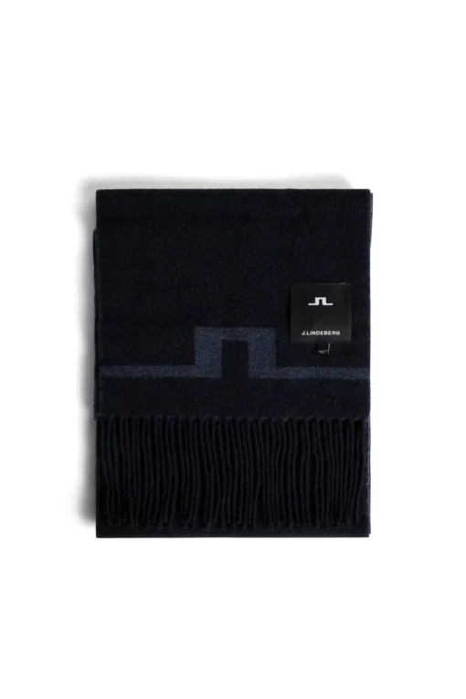 J.Lindeberg Champ Double Sided Scarf JL Navy