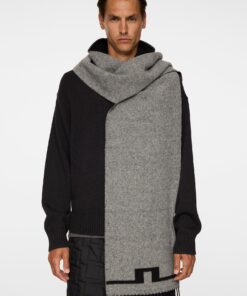 J.Lindeberg Champ Double Sided Scarf Black