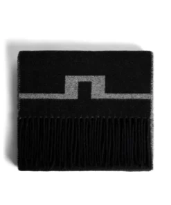 J.Lindeberg Champ Double Sided Scarf Black