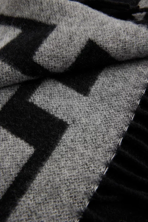 J.Lindeberg Champ Double Sided Scarf Black