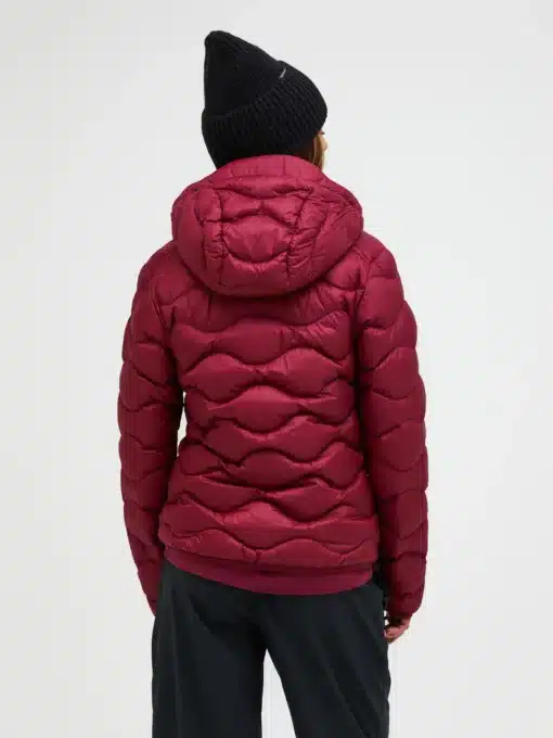 Peak Performance Helium Down Hood Jacket Women Vertical Zenith/Tech Burgundy